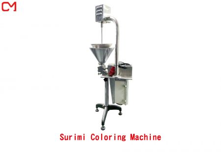 Surimi coloring machine